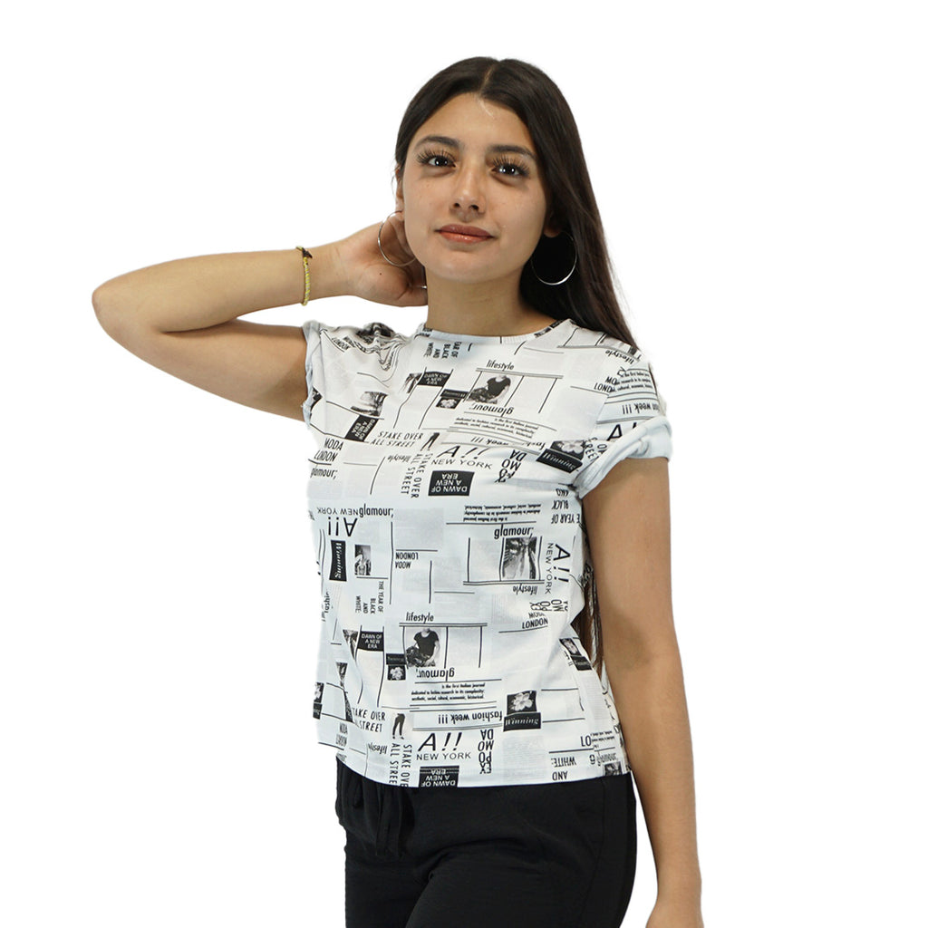 Playera estampado comic